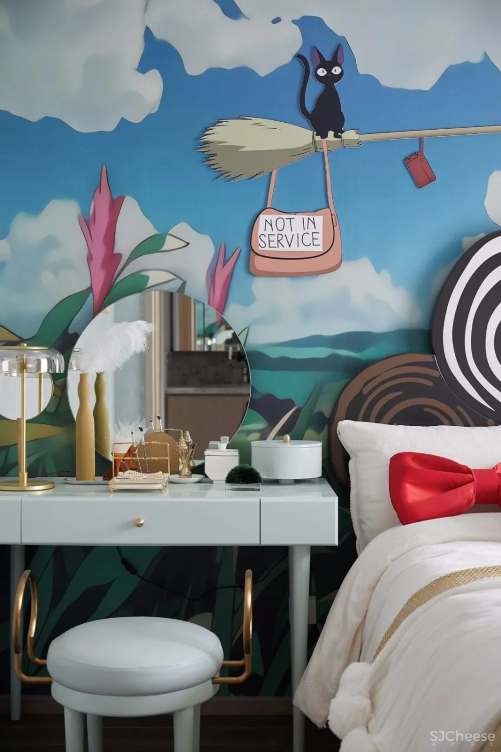 ‘’红梨色‘’点缀的奢丽雅致样板房丨这是一场以取悦自我为主题的视觉盛宴