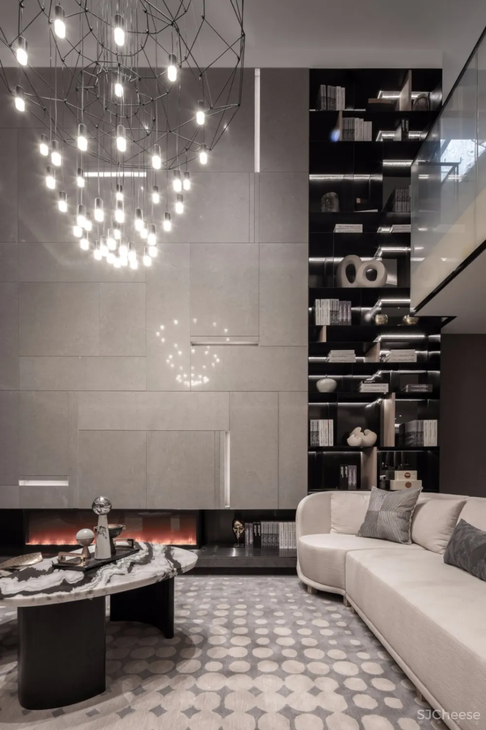 【派尚设计新作】300 ㎡超凡脱俗的臻品别墅项落地设计方案