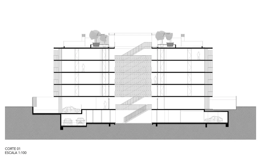 Talhouk + Arquitectos Asociados:智利工业风公寓楼 Echenique 46 Building