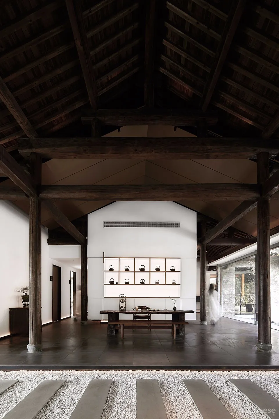 最新 | 杭州时上建筑空间设计:无界 · 西溪茶室