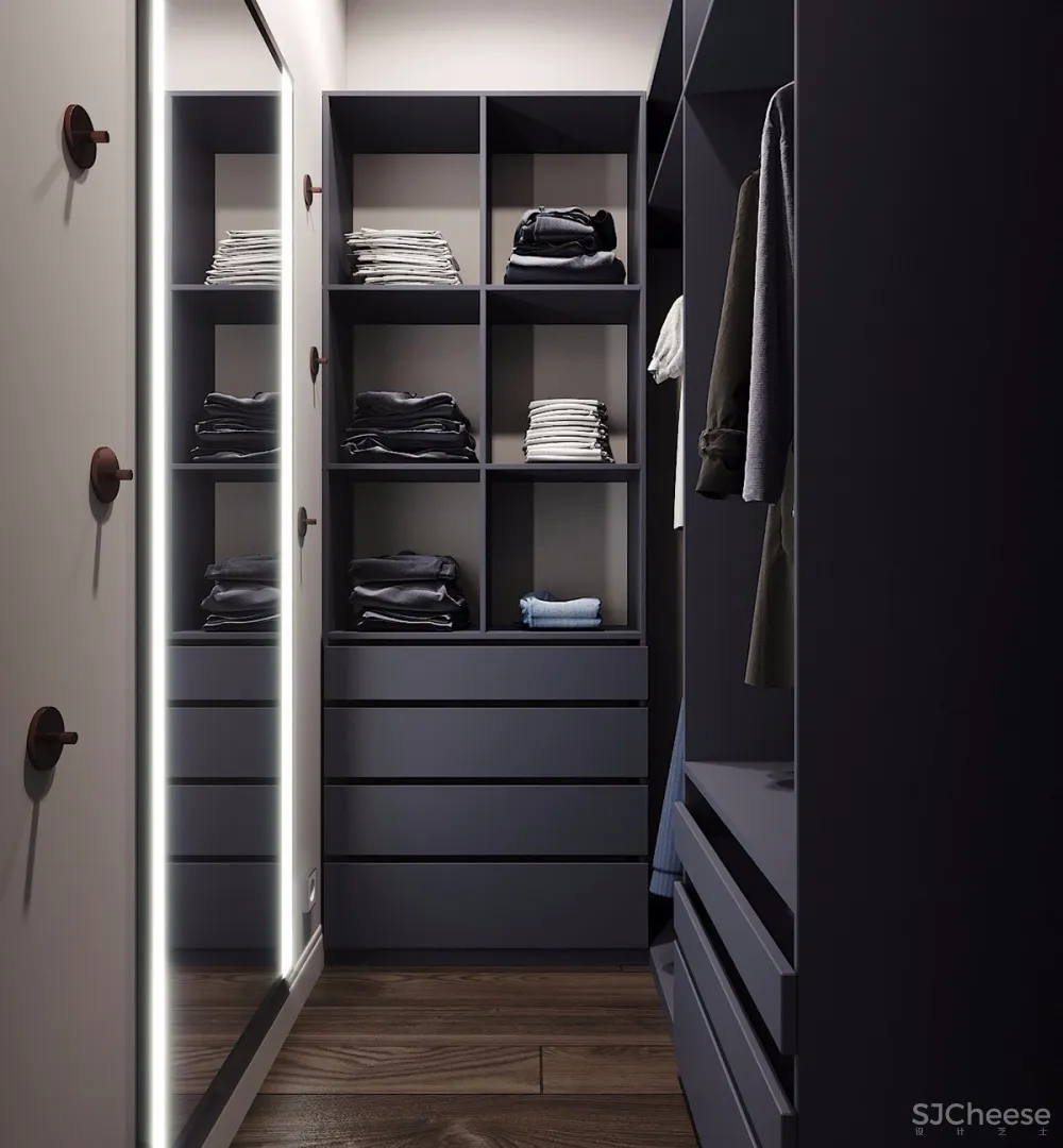 66㎡ 的公寓丨竟能设计出2室1厅和独立马桶间