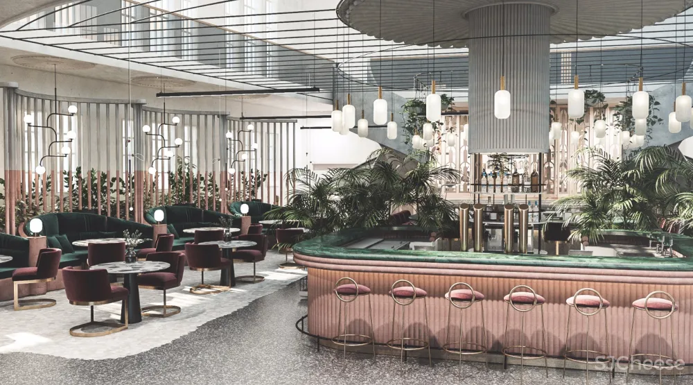 FormRoom新作首发 | 富有黑曜石设计灵感的罗马餐厅KAILO