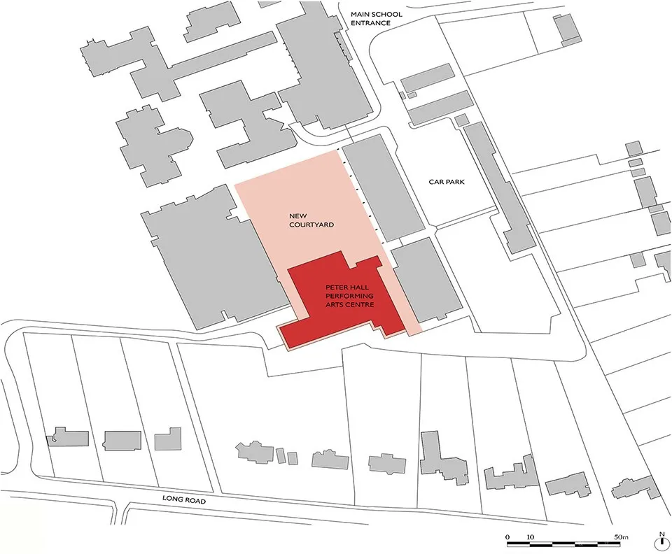 佩斯学校Peter Hall表演艺术中心,英国剑桥 / Haworth Tompkins