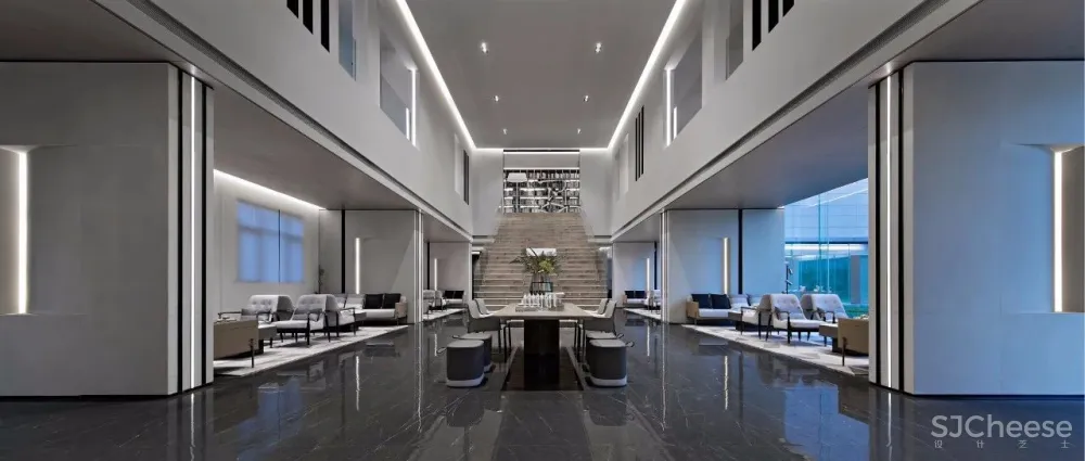 新作 | 长沙卓越青竹湖:静雅高级灰,诠释气度不凡的设计语境