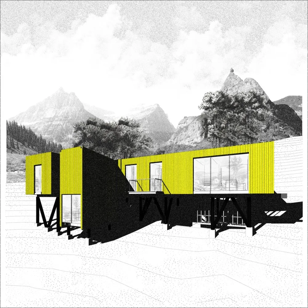 最新 | Alejandro Soffia:黄色屋子