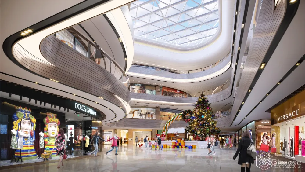 过往效果图案例第四弹~商场为主-创腾文化