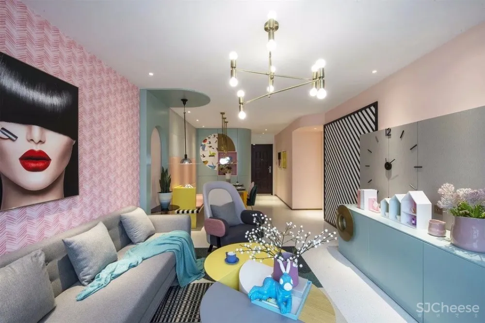 新作| 95㎡甜蜜梦幻色，分分钟撩动你的少女心