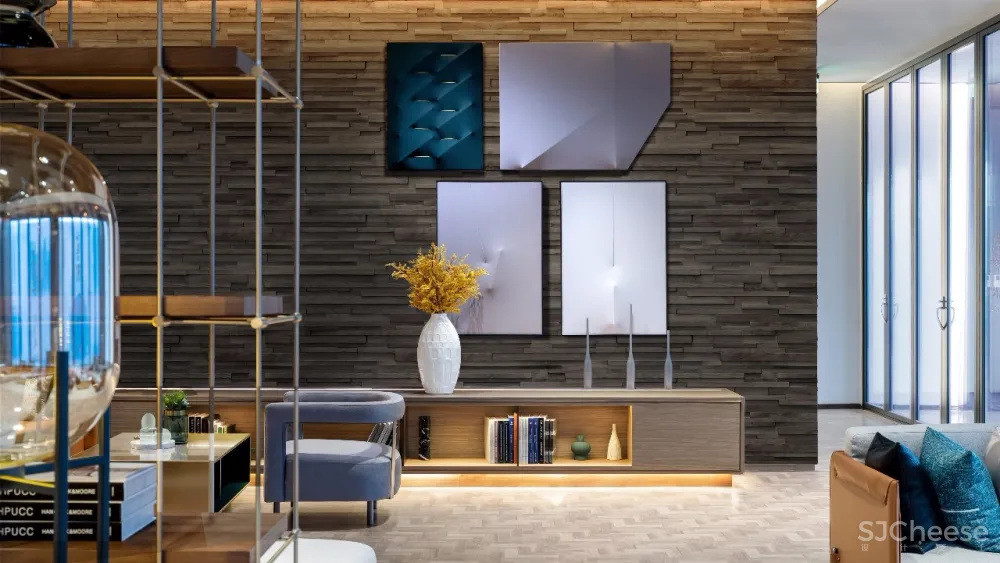 尚石设计 | 珠玉在侧 书香满室——中南蚌埠江山府销售中心