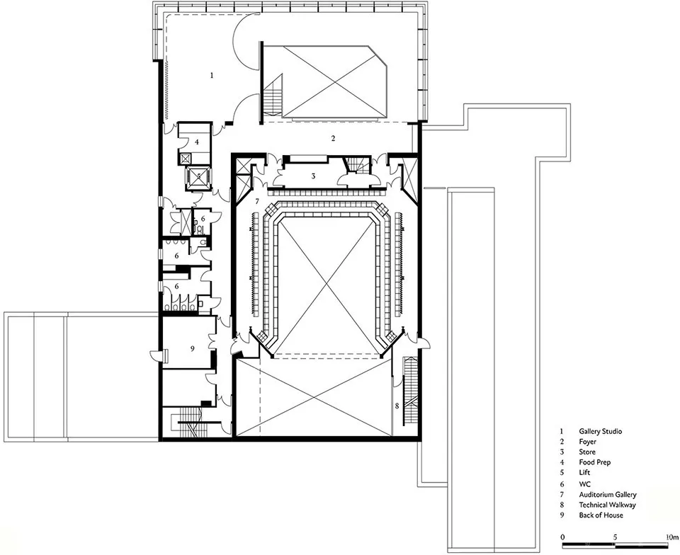 佩斯学校Peter Hall表演艺术中心,英国剑桥 / Haworth Tompkins