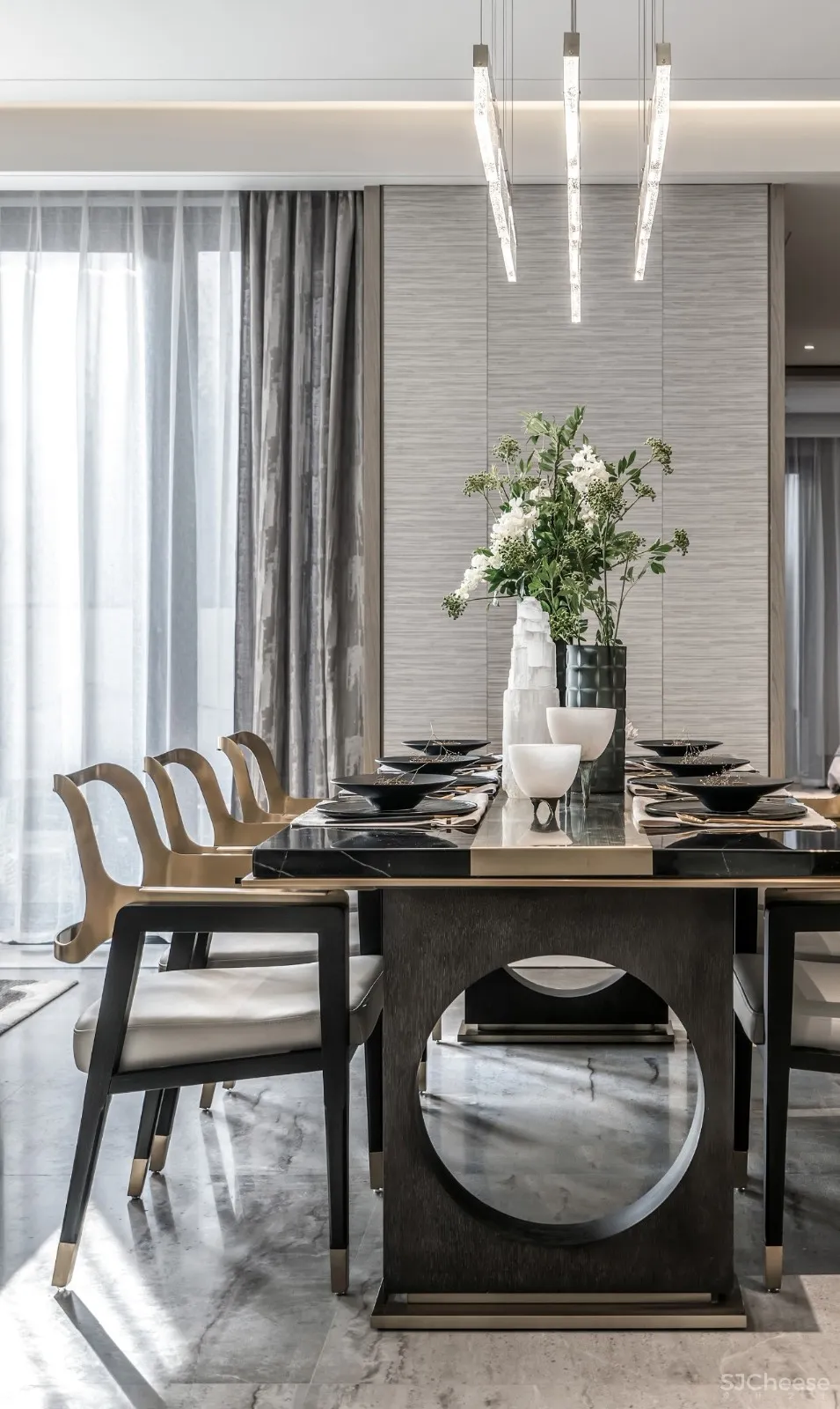 布鲁盟邦邦最新力作—294m² 唯美别墅设计,演绎浪漫东方!