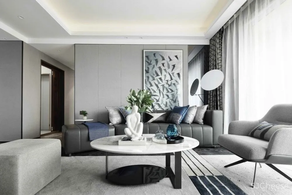 新作 | 200㎡ 顶级复式,绝佳质感打造高级范