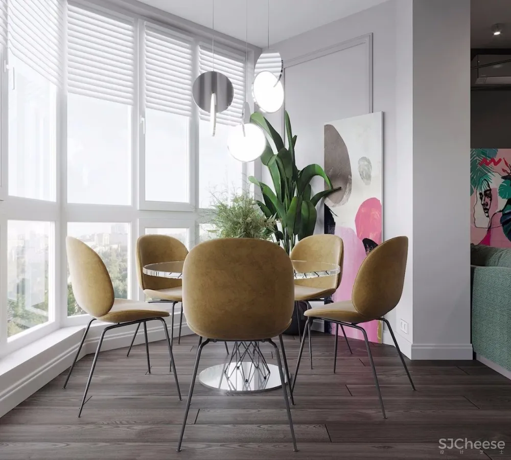 66㎡ 的公寓丨竟能设计出2室1厅和独立马桶间