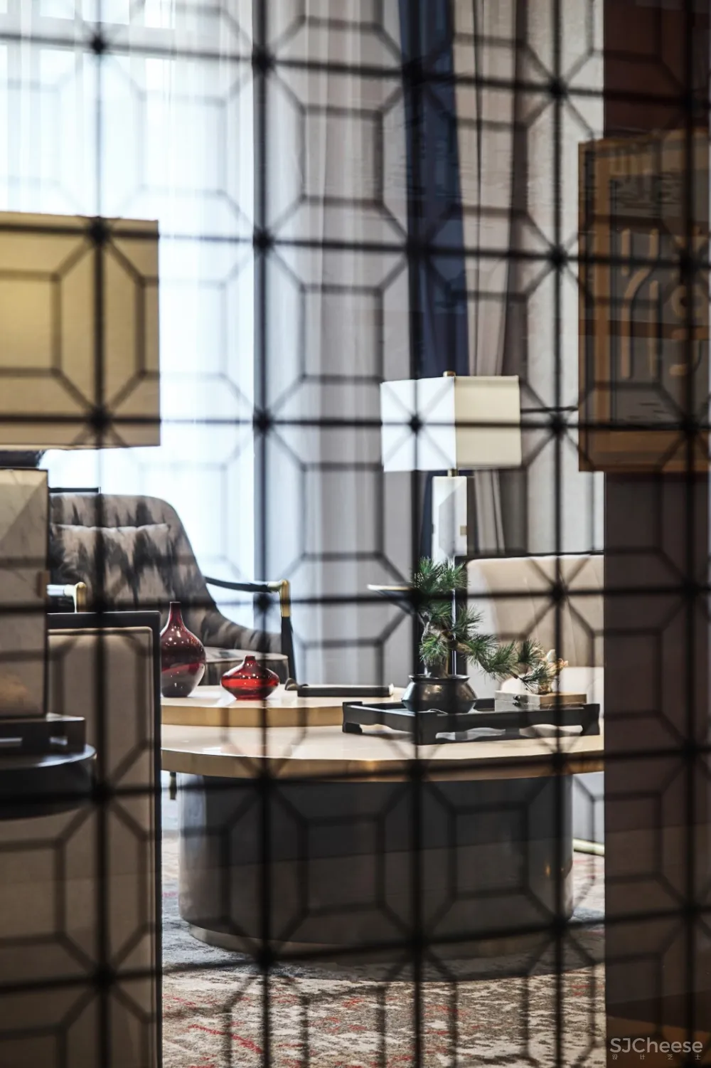 1000㎡新东方风格售楼中心设计丨通过艺术设计诠释东方古典韵味与现代艺术形态