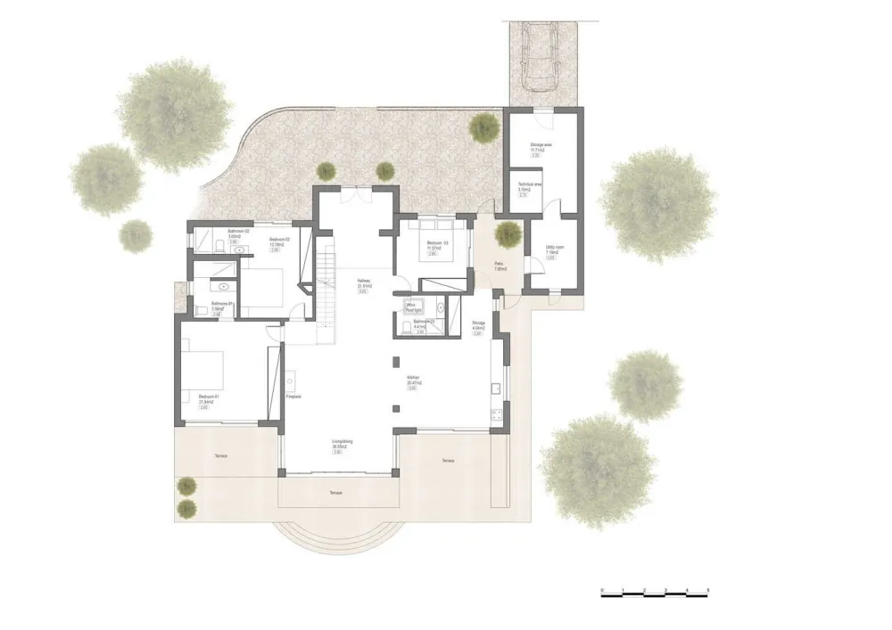 CORE Architects:葡萄牙住宅 Villa AH