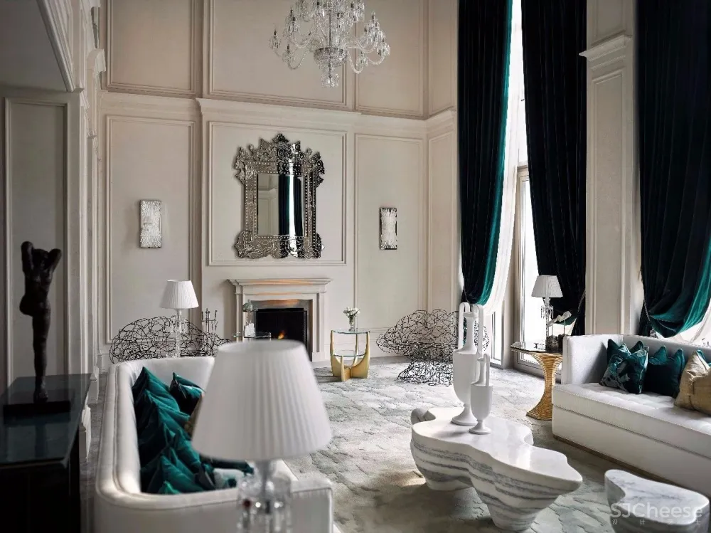 光与色彩的艺术样板房丨赋予设计以生命