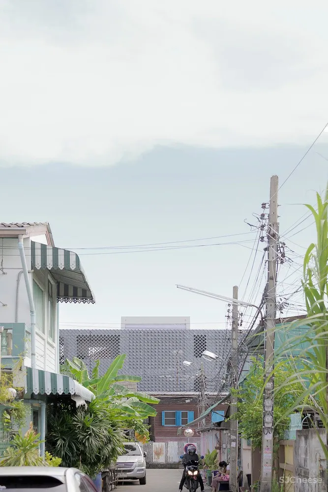 泰国镂空混凝土砖住宅 / all(zone)