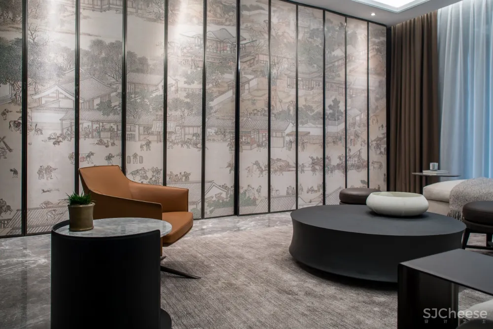 鲲誉设计丨水墨艺术中的东方美学 ·「國悦府」