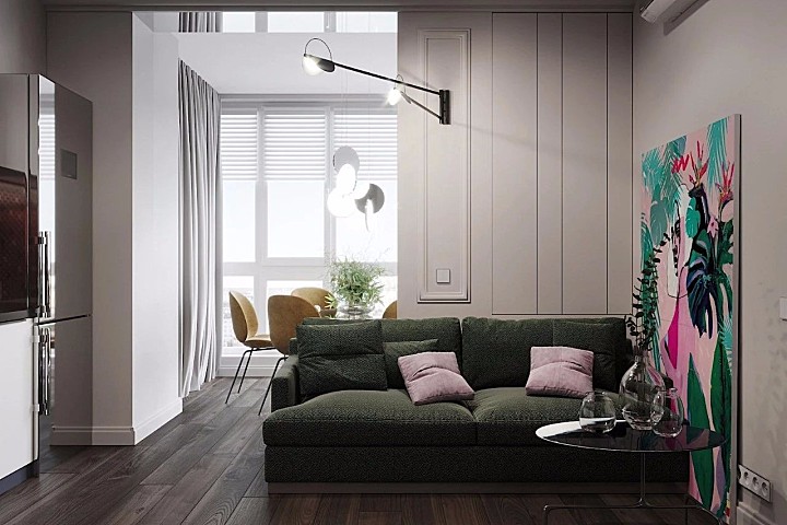 66㎡ 的公寓丨竟能设计出2室1厅和独立马桶间