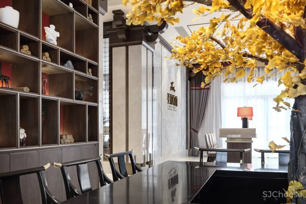 1000㎡新东方风格售楼中心设计丨通过艺术设计诠释东方古典韵味与现代艺术形态