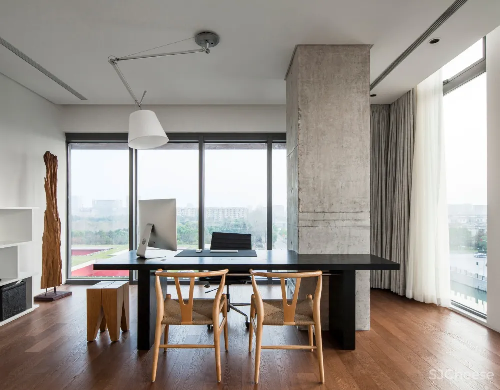 方磊作品 | 浦江边上的极简空间 ---壹舍设计办公室