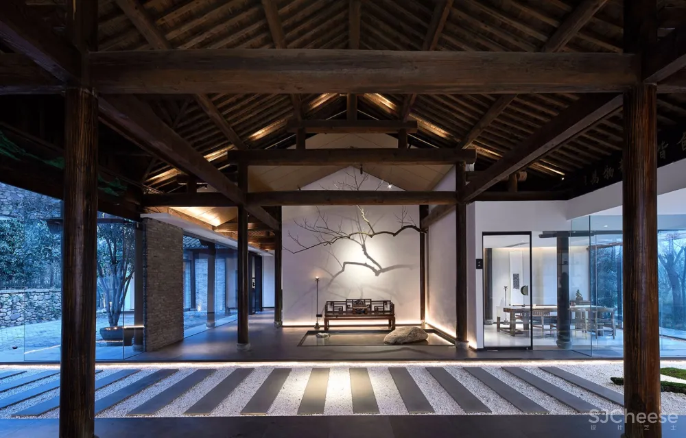 最新 | 杭州时上建筑空间设计:无界 · 西溪茶室