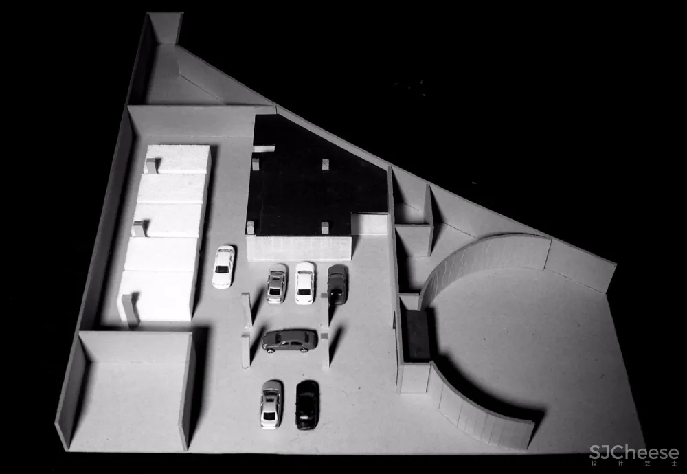 最新 | 垣建筑设计工作室:西安 模糊的“墙” – 杜雅汽车特效涂料系统陕西服务站空间设计