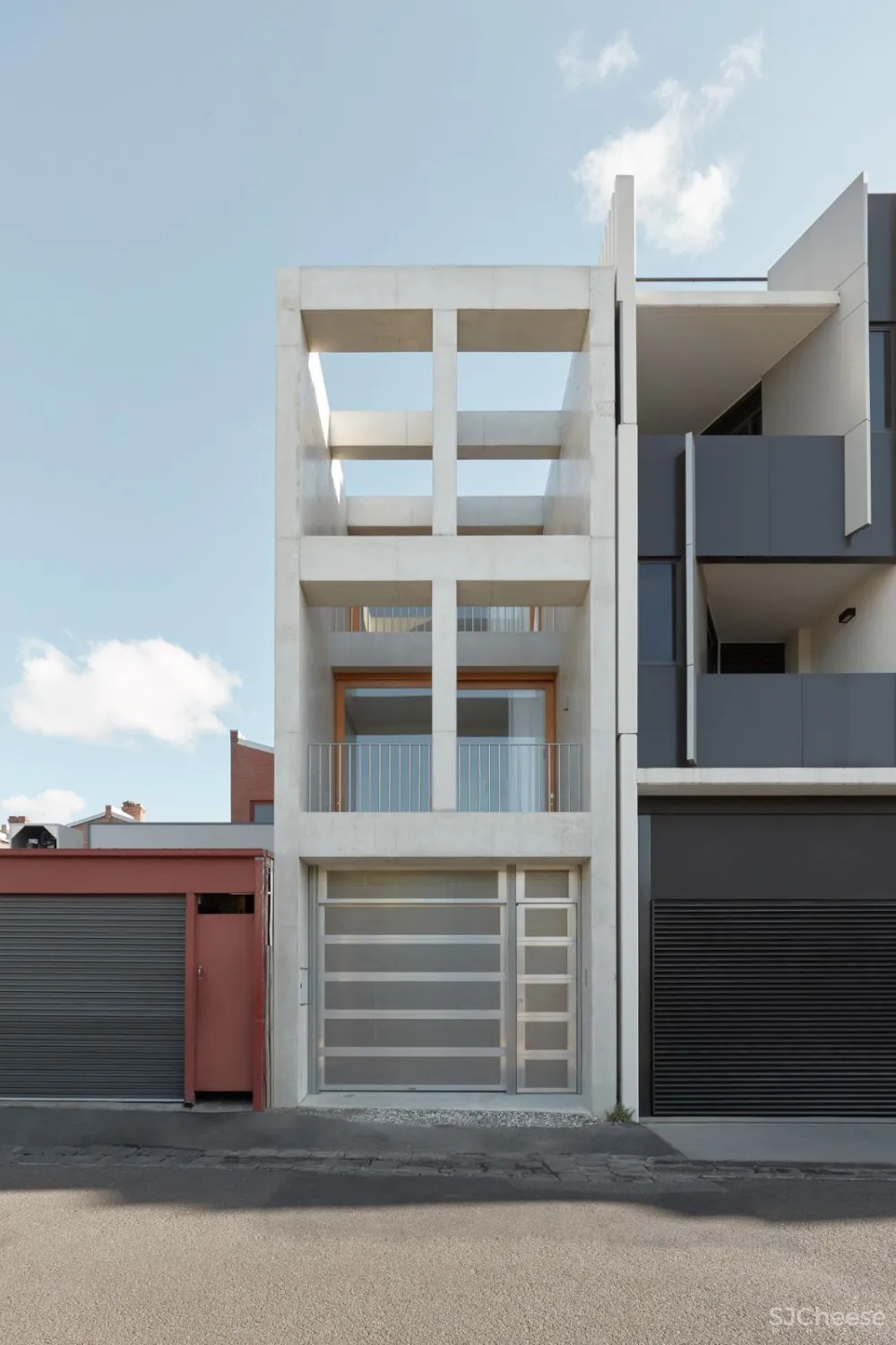 首发 | Oliver du Puy Architects:澳大利亚极简住宅 Skinny House