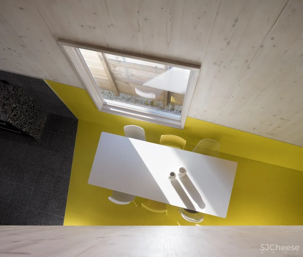 山墙屋顶住宅,美国仅有两座交叉叠层木材住宅之一 / MALL