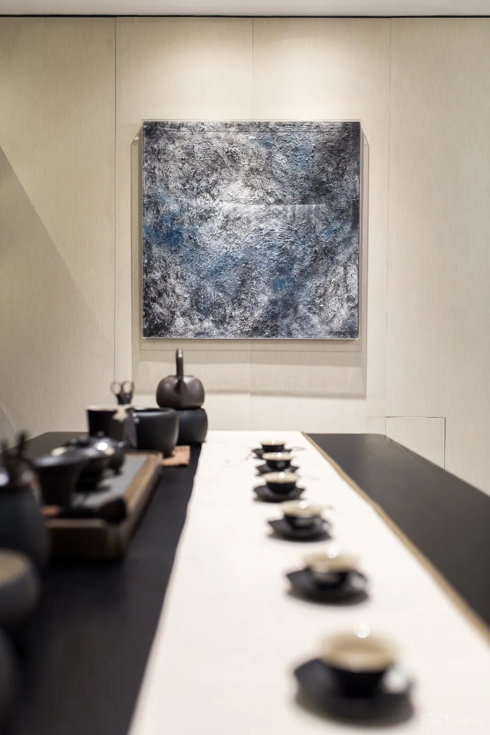 鲲誉设计丨水墨艺术中的东方美学 ·「國悦府」