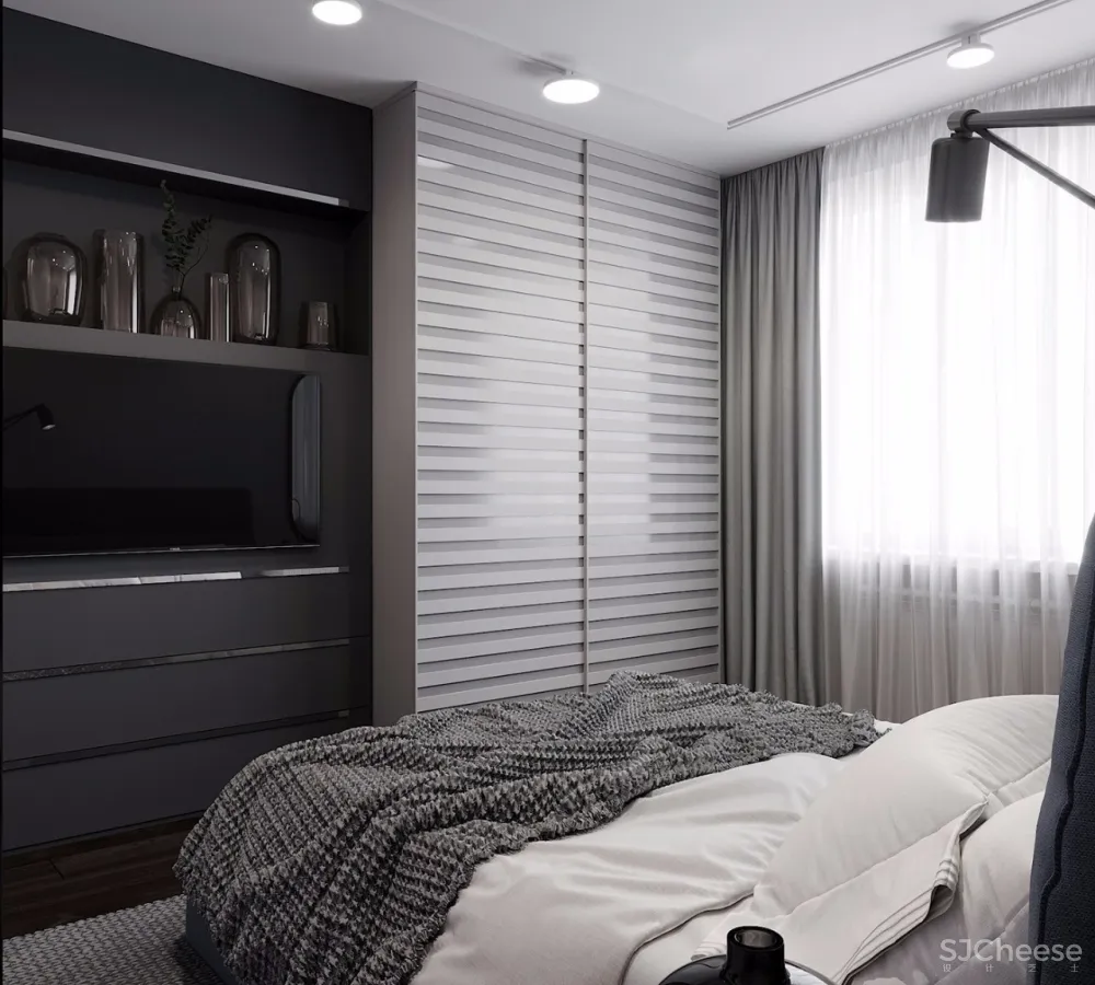 66㎡ 的公寓丨竟能设计出2室1厅和独立马桶间