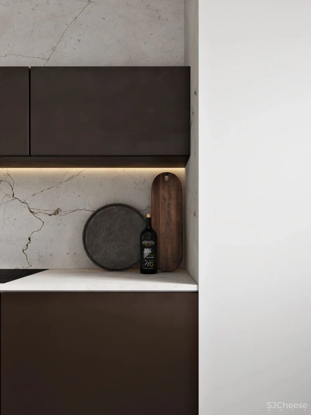 轻奢公寓丨墙面细部设计太赞了