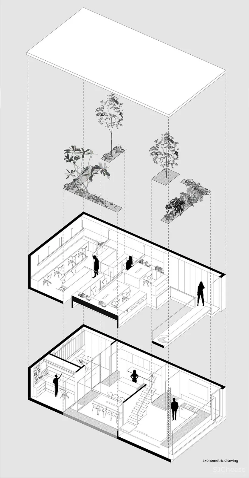 每个人的花园 – 生态办公室改造，上海 /目心设计研究室