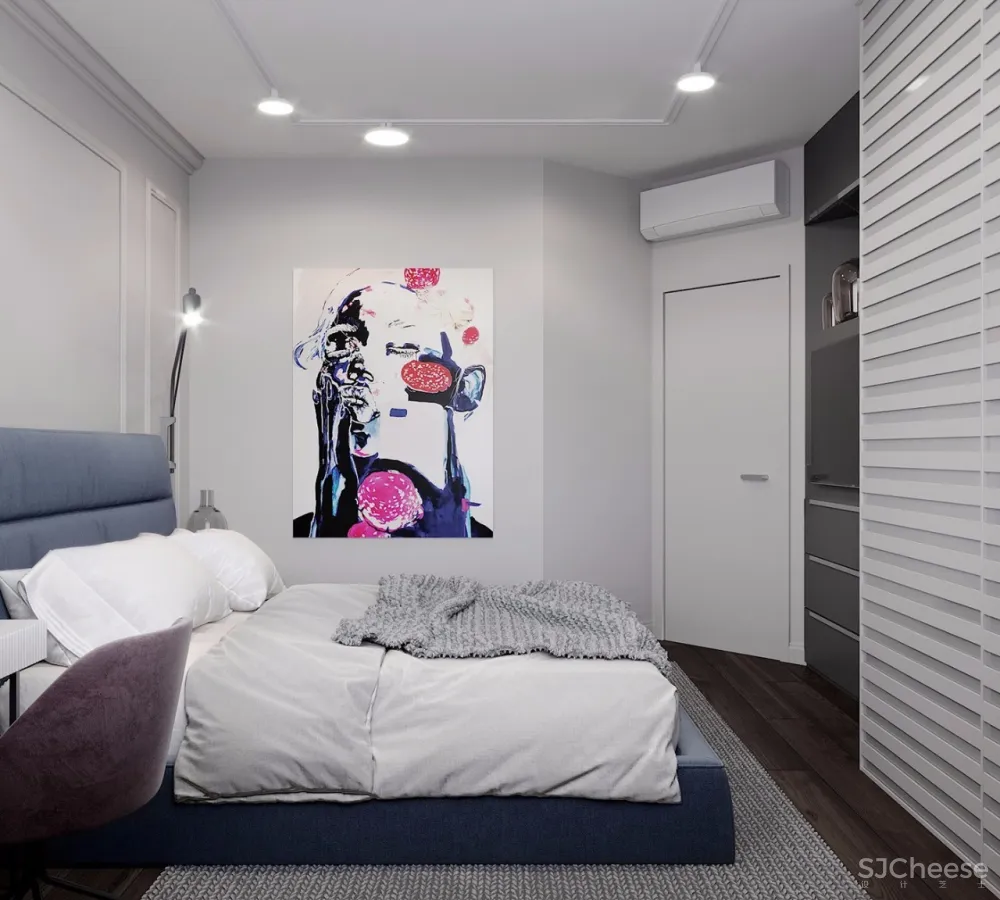 66㎡ 的公寓丨竟能设计出2室1厅和独立马桶间