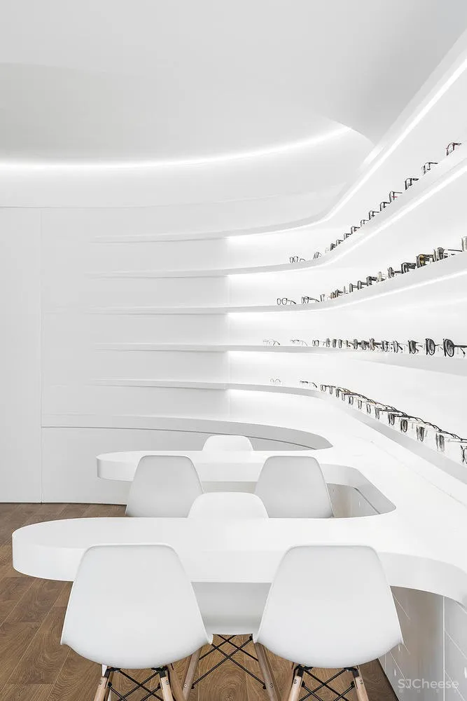 首发 | Tsou Arquitectos:明亮线条眼镜店 Optical Pitaes
