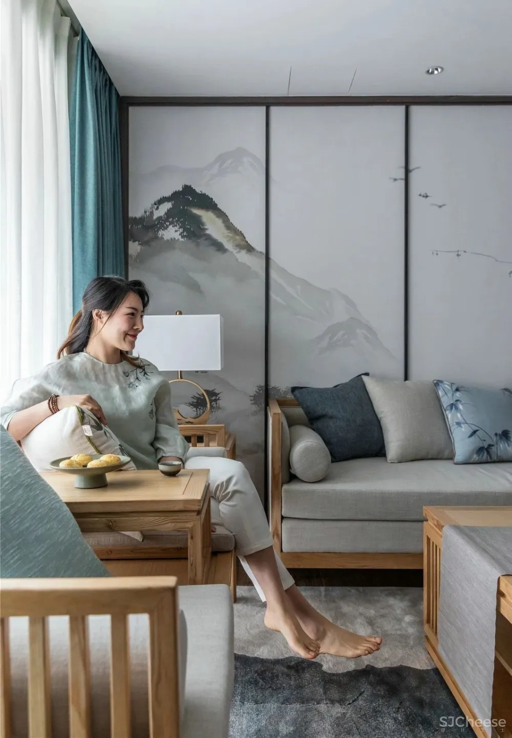 木质简约风丨原木色与白色搭配,真是美