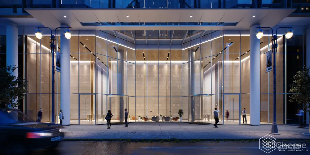 过往效果图案例第五弹~公建夜景~