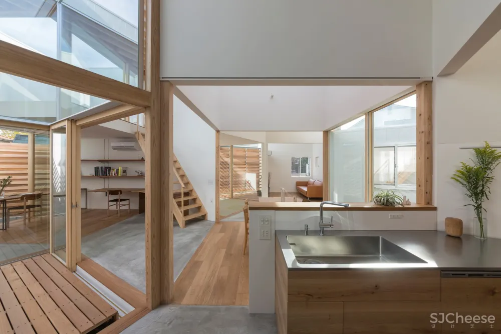 北斋之家,12个方体的自由扩张 / 岛田阳建筑事务所