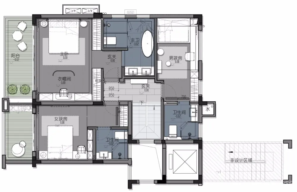 【派尚设计新作】300 ㎡超凡脱俗的臻品别墅项落地设计方案