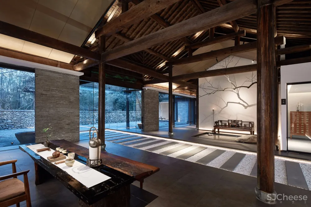 最新 | 杭州时上建筑空间设计:无界 · 西溪茶室