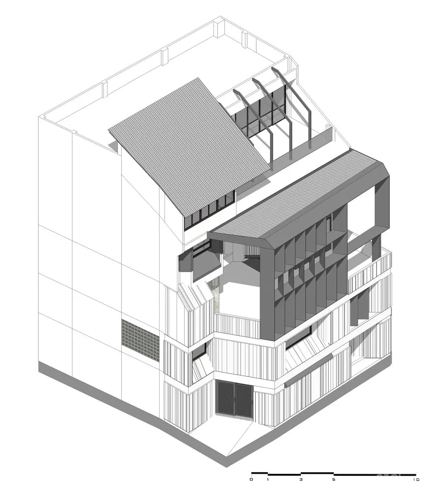 “过时的”混凝土泰国餐厅 / Lump