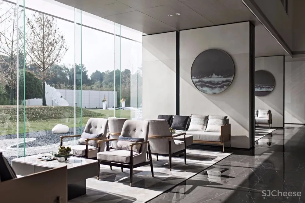 新作 | 长沙卓越青竹湖:静雅高级灰,诠释气度不凡的设计语境