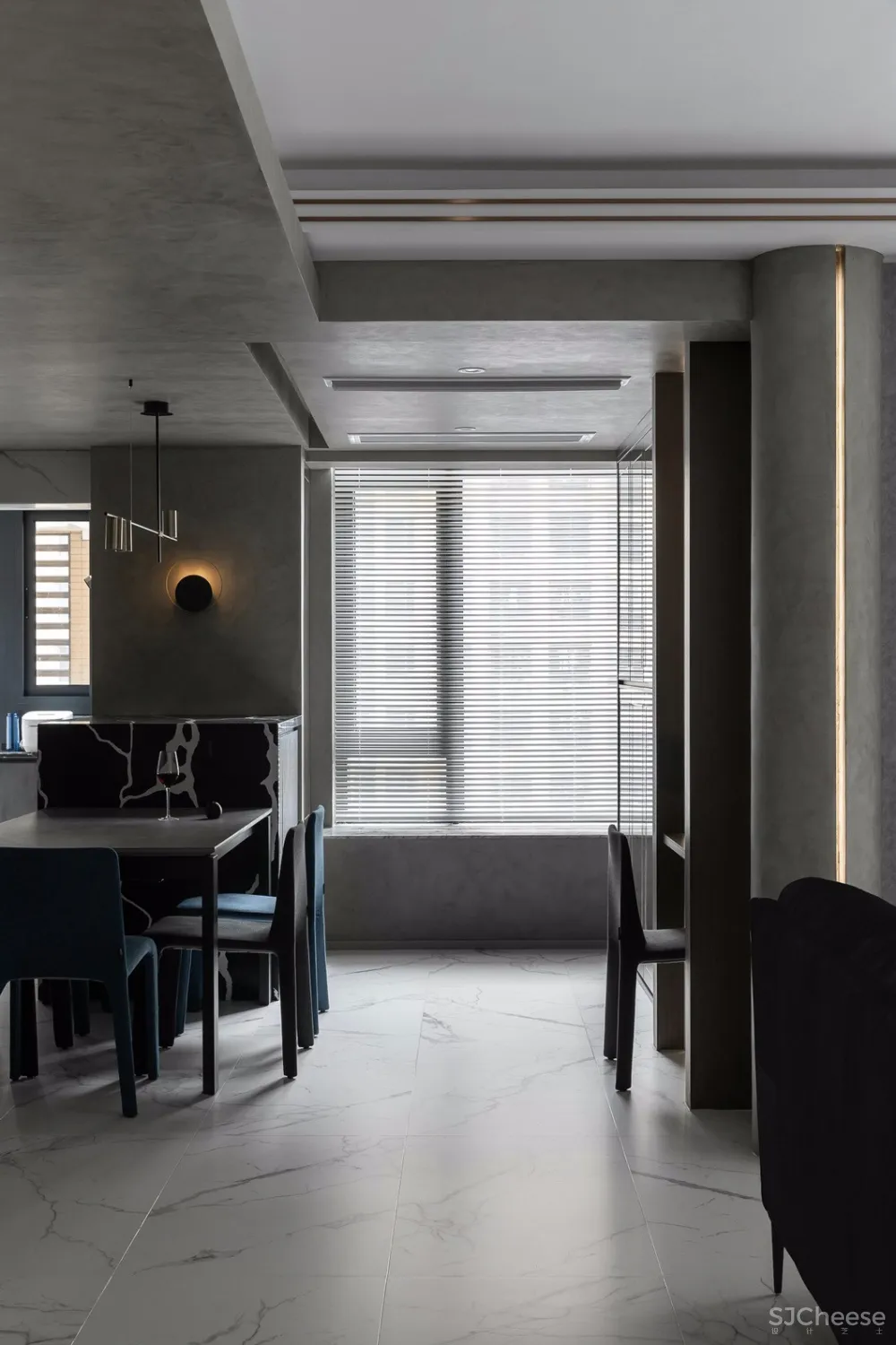 黑白灰+大理石丨更显理性沉稳