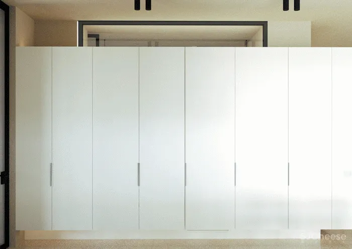 76㎡ 两室两卫丨开放式的设计