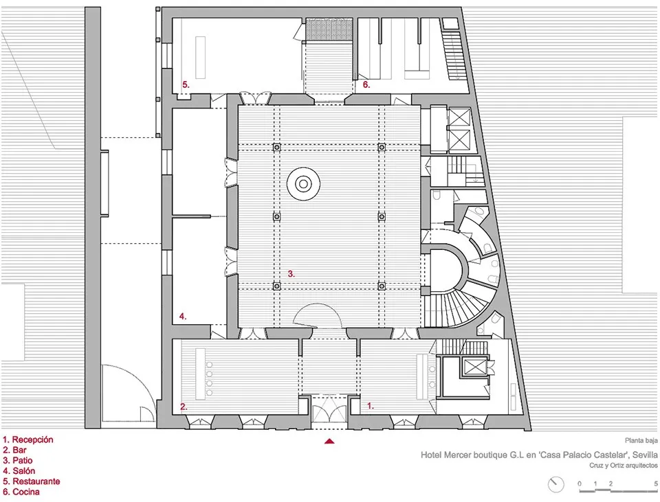 Mercer酒店,西班牙 / Cruz y Ortiz Architects