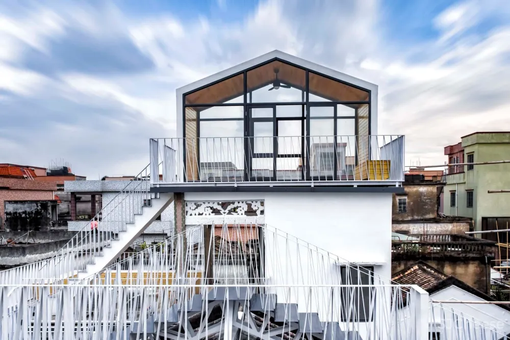 新基白房子民宿群 / 竖梁社建筑