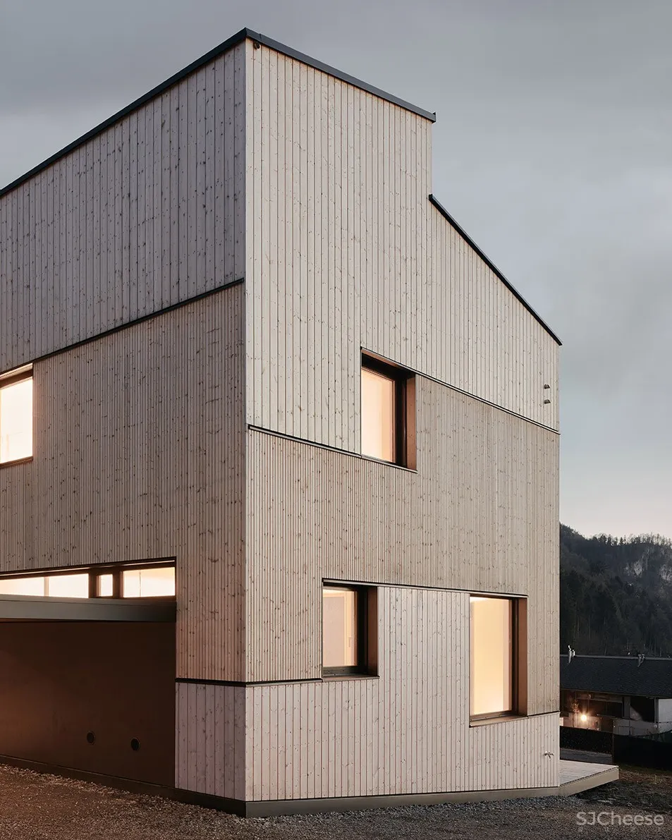 山坡上的半独立式住宅,奥地利 / MWArchitekten