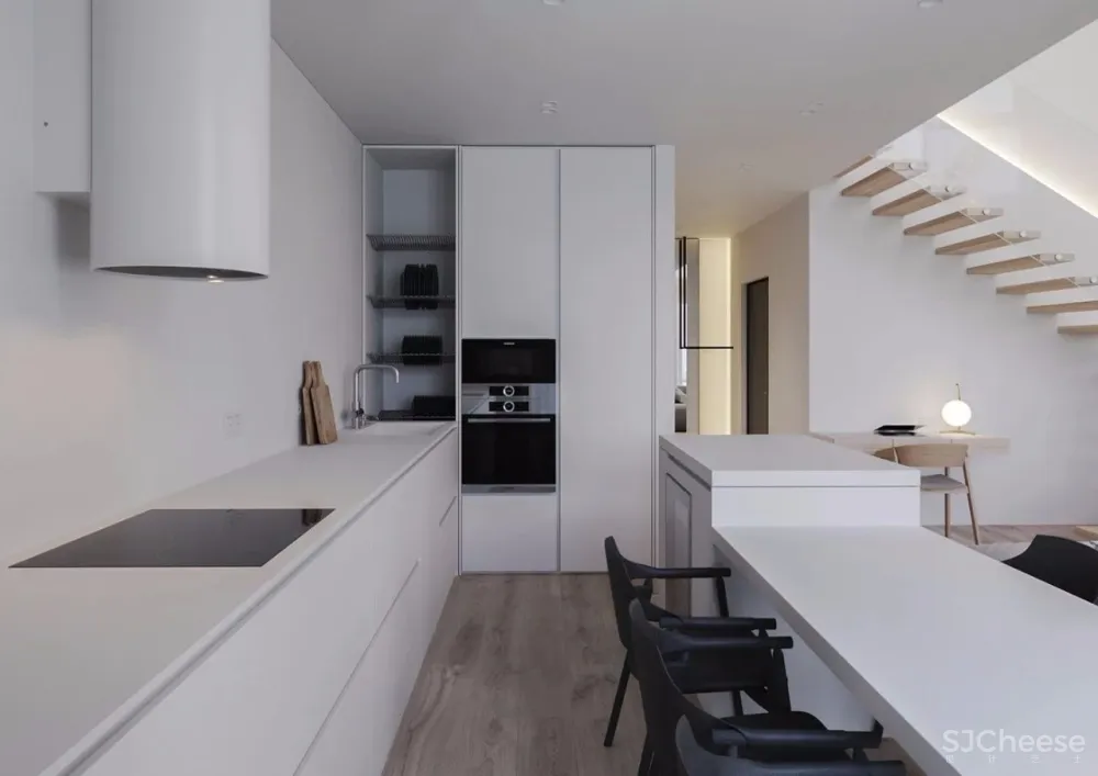 纯白色 LOFT丨完美诠释极简风格