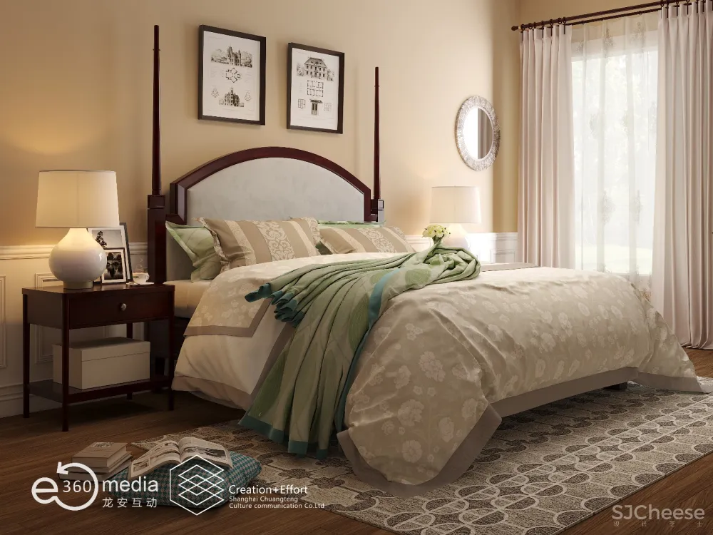 过往效果图案例第七弹~床~创腾文化
