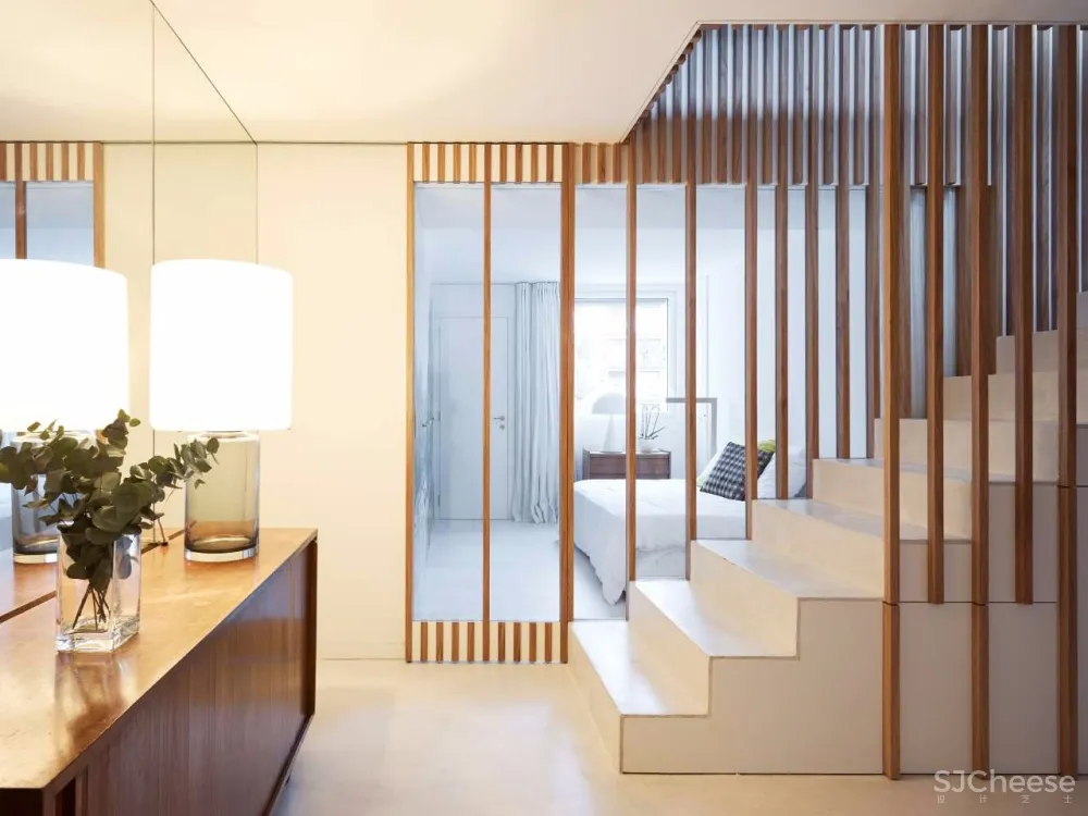 首发 | 05 AM arquitectura 明快美学:巴黎白色阁楼的内部翻新