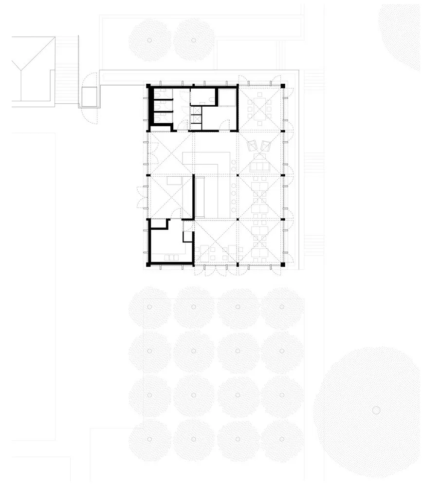 首发 | Morris+Company:充满阳光的拱形轻木餐厅
